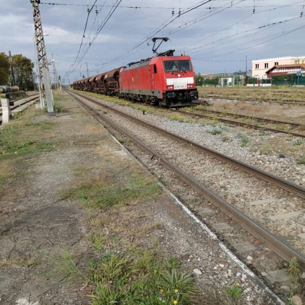 Le "Luzenac" arrivant en gare de Pamiers