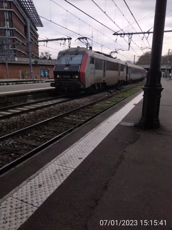 BB26000 en gare de Toulouse Matabiau