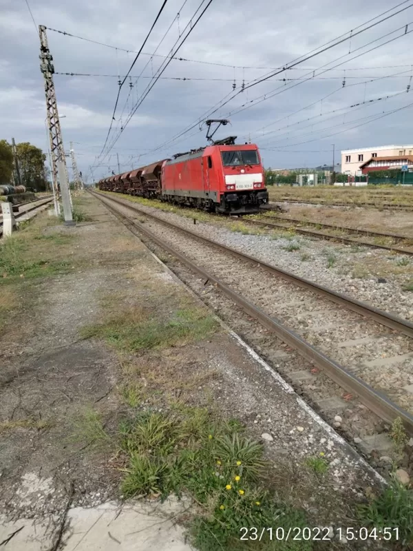 Le "Luzenac" arrivant en gare de Pamiers